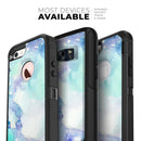 Mint Absorbed Watercolor Texture - Skin Kit for the iPhone OtterBox Cases