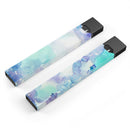Mint Absorbed Watercolor Texture - Premium Decal Protective Skin-Wrap Sticker compatible with the Juul Labs vaping device