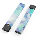 Mint Absorbed Watercolor Texture - Premium Decal Protective Skin-Wrap Sticker compatible with the Juul Labs vaping device