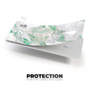 Mint Marble & Digital Gold Foil V10 - Premium Protective Decal Skin-Kit for the Apple Credit Card