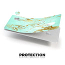 Mint Marble & Digital Gold Foil V1 - Premium Protective Decal Skin-Kit for the Apple Credit Card