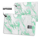 Mint Marble & Digital Gold Foil V3 - Premium Protective Decal Skin-Kit for the Apple Credit Card
