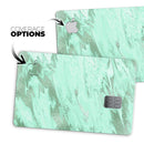 Mint Marble & Digital Gold Foil V5 - Premium Protective Decal Skin-Kit for the Apple Credit Card