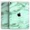 Mint Marble & Digital Gold Foil V5 - Full Body Skin Decal for the Apple iPad Pro 12.9", 11", 10.5", 9.7", Air or Mini (All Models Available)