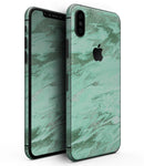 Mint Marble & Digital Gold Foil V5 - iPhone XS MAX, XS/X, 8/8+, 7/7+, 5/5S/SE Skin-Kit (All iPhones Available)
