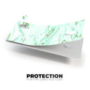 Mint Marble & Digital Gold Foil V7 - Premium Protective Decal Skin-Kit for the Apple Credit Card