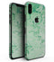 Mint Marble & Digital Gold Foil V9 - iPhone XS MAX, XS/X, 8/8+, 7/7+, 5/5S/SE Skin-Kit (All iPhones Available)