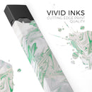 Mint Marble & Digital Gold Foil V10 - Premium Decal Protective Skin-Wrap Sticker compatible with the Juul Labs vaping device