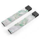 Mint Marble & Digital Gold Foil V10 - Premium Decal Protective Skin-Wrap Sticker compatible with the Juul Labs vaping device