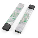 Mint Marble & Digital Gold Foil V10 - Premium Decal Protective Skin-Wrap Sticker compatible with the Juul Labs vaping device