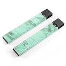 Mint Marble & Digital Gold Foil V5 - Premium Decal Protective Skin-Wrap Sticker compatible with the Juul Labs vaping device