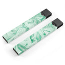 Mint Marble & Digital Gold Foil V6 - Premium Decal Protective Skin-Wrap Sticker compatible with the Juul Labs vaping device