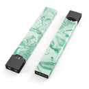 Mint Marble & Digital Gold Foil V6 - Premium Decal Protective Skin-Wrap Sticker compatible with the Juul Labs vaping device