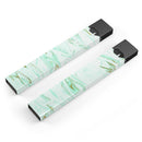 Mint Marble & Digital Gold Foil V7 - Premium Decal Protective Skin-Wrap Sticker compatible with the Juul Labs vaping device