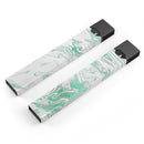 Mint Marble & Digital Gold Foil V8 - Premium Decal Protective Skin-Wrap Sticker compatible with the Juul Labs vaping device