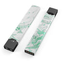 Mint Marble & Digital Gold Foil V8 - Premium Decal Protective Skin-Wrap Sticker compatible with the Juul Labs vaping device