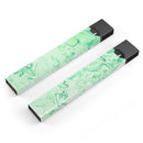 Mint Marble & Digital Gold Foil V9 - Premium Decal Protective Skin-Wrap Sticker compatible with the Juul Labs vaping device