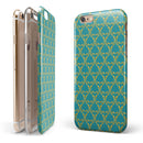 Mint Summer Gold v1 iPhone 6/6s or 6/6s Plus 2-Piece Hybrid INK-Fuzed Case