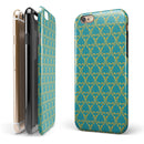 Mint Summer Gold v1 iPhone 6/6s or 6/6s Plus 2-Piece Hybrid INK-Fuzed Case