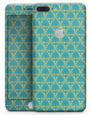 Mint Summer Gold v1 - Skin-kit for the iPhone 8 or 8 Plus