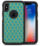 Mint Summer Gold v1 - iPhone X OtterBox Case & Skin Kits