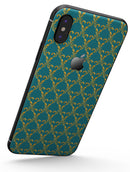 Mint Summer Gold v1 - iPhone X Skin-Kit