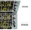 Mint Summer Time - Skin Decal Wrap Kit Compatible with the Apple MacBook Pro, Pro with Touch Bar or Air (11", 12", 13", 15" & 16" - All Versions Available)