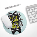 Mint Summer Time// WaterProof Rubber Foam Backed Anti-Slip Mouse Pad for Home Work Office or Gaming Computer Desk