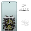 Mint Summer Time - Premium Vinyl Skin Decal for Samsung Galaxy S25 Ultra, S24, S23, S22 & All Galaxy S Models
