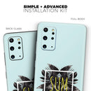 Mint Summer Time - Premium Vinyl Skin Decal for Samsung Galaxy S25 Ultra, S24, S23, S22 & All Galaxy S Models