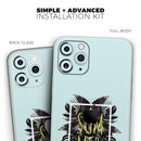 Mint Summer Time - Vinyl Skin Wrap for iPhone 17 Pro Max, 17 Pro, 17 Air, 17, 16 & All Models — Soft Matte or Ultra Gloss