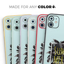 Mint Summer Time - Vinyl Skin Wrap for iPhone 17 Pro Max, 17 Pro, 17 Air, 17, 16 & All Models — Soft Matte or Ultra Gloss