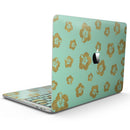 MacBook Pro without Touch Bar Skin Kit - Mint_and_Gold_Floral_v1-MacBook_13_Touch_V7.jpg?
