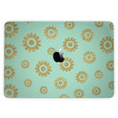 MacBook Pro with Touch Bar Skin Kit - Mint_and_Gold_Floral_v10-MacBook_13_Touch_V3.jpg?