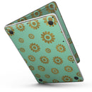 MacBook Pro with Touch Bar Skin Kit - Mint_and_Gold_Floral_v10-MacBook_13_Touch_V6.jpg?