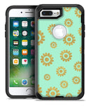 Mint and Gold Floral v10 - iPhone 7 Plus/8 Plus OtterBox Case & Skin Kits