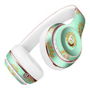 Mint and Gold Floral v10 Full-Body Skin Kit for the Beats by Dre Solo 3 Wireless Headphones