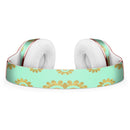 Mint and Gold Floral v10 Full-Body Skin Kit for the Beats by Dre Solo 3 Wireless Headphones