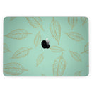 MacBook Pro with Touch Bar Skin Kit - Mint_and_Gold_Floral_v11-MacBook_13_Touch_V3.jpg?