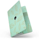 MacBook Pro with Touch Bar Skin Kit - Mint_and_Gold_Floral_v11-MacBook_13_Touch_V7.jpg?