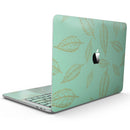 MacBook Pro with Touch Bar Skin Kit - Mint_and_Gold_Floral_v11-MacBook_13_Touch_V9.jpg?