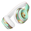 Mint and Gold Floral v1 Full-Body Skin Kit for the Beats by Dre Solo 3 Wireless Headphones