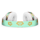 Mint and Gold Floral v1 Full-Body Skin Kit for the Beats by Dre Solo 3 Wireless Headphones
