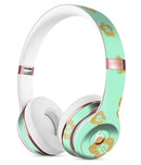 Mint and Gold Floral v1 Full-Body Skin Kit for the Beats by Dre Solo 3 Wireless Headphones