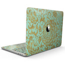 MacBook Pro with Touch Bar Skin Kit - Mint_and_Gold_Floral_v2-MacBook_13_Touch_V9.jpg?