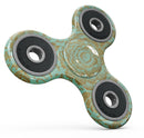 Mint and Gold Floral v2 Full-Body Fidget Spinner Skin-Kit