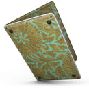 MacBook Pro with Touch Bar Skin Kit - Mint_and_Gold_Floral_v4-MacBook_13_Touch_V6.jpg?