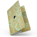 MacBook Pro with Touch Bar Skin Kit - Mint_and_Gold_Floral_v4-MacBook_13_Touch_V7.jpg?