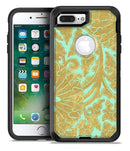 Mint and Gold Floral v4 - iPhone 7 Plus/8 Plus OtterBox Case & Skin Kits