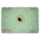 MacBook Pro with Touch Bar Skin Kit - Mint_and_Gold_Floral_v5-MacBook_13_Touch_V3.jpg?
